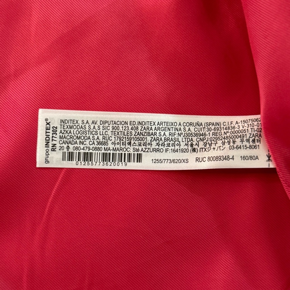 Zara Women's Vibrant Pink Suit Jacket - Picture 4 of 10